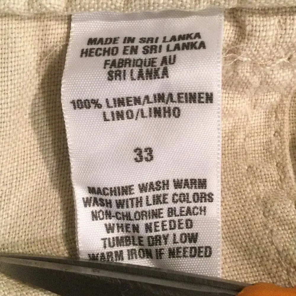 Lucky Brand men’s linen shorts 33